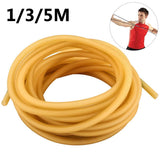 Natural Latex Slingshots Rubber Tube 1/3/5M Replacement Band Hunting Shooting Sling Shot Catapult Sling Tactical Bow Tool
