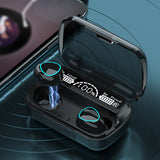 Wireless Earphones Bluetooth-compatible Headphone 9D TWS Stereo Sports Waterproof Earbuds Headsets With Microphone Charging Box