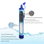 Outdoor life straw emergency direct drinking water filtering tool Disinfection individual water purifier Portable filter