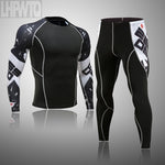 brand Top quality new thermal undewear men undewear sets compression fleece sweat quick drying thermo underwear men clothing