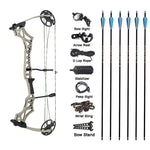 M129 Composite Pulley Bow Outdoor Archery Bow Set Right Hand 30-70 Lbs Freely Adjustable Competitive Bow Set