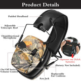 ZOHAN Tactical anti-noise Earmuff for Hunting shooting headphones Noise reduction Electronic Hearing Protective Ear Protection