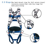 Top Quality Professional Harnesses Rock Climbing High altitude protection Full Body Safety Belt Anti Fall Protective Gear