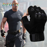 2020 Sale Us Army Men&#39;s Tactical Gloves Outdoor Sports Half Finger Military Combat Anti-Slip Carbon Fiber Shell Tactical Gloves