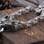 Stainless Steel Mjolnir with Square Chain Necklace Thor's hammer viking necklace  with wooden box as boyfriend gift