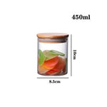 Sealed Glass Jars High Borosilicate Kitchen Storage Tank Coffee Bean Storage Can Glass Mason Jar With Lid Food Container
