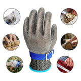 1Pc Cut Proof Stab Resistant Glove Metal Steel Wire Mesh Carpentry Butcher Tailor Operation Glove Household Gardening Tool