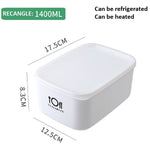 Transparent Food Storage Container Plastic Kitchen Refrigerator Heated in Oven Multigrain Multi-Function Plastic Box Sealed Cans