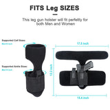 Tactical  Glock 19 Leg Holster Military Universal Concealed Gun Pouch for Revolver Compact Subcompact Outdoor Hunting Accessories
