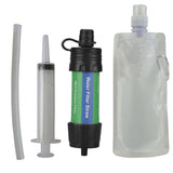 Women's Survival Water Filter Straws Camping Equipment Water Purifier Water Filtration System Emergency Hiking Accessories