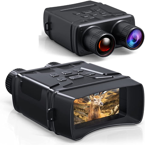 Binoculars Night Vision Device R6 850nm Infrared 1080P HD 5X Digital Zoom Hunting Telescope Outdoor Day Night Dual Use 300m