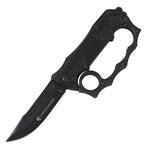 Outdoor Self-defense Camping Folding Finger Tiger Portable Saber High Hardness Survival Mountaineering Knife Multi-function Tool