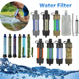 Women's Survival Water Filter Straws Camping Equipment Water Purifier Water Filtration System Emergency Hiking Accessories